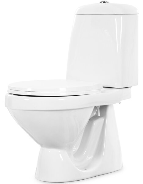 Toalettstol med golvanslutning | S-lås