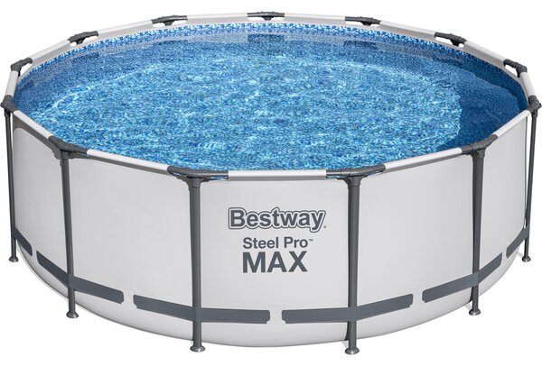 Rund ovanmarkpool 3,96m, 1,2m djup | Bestway Steel Pro MAX