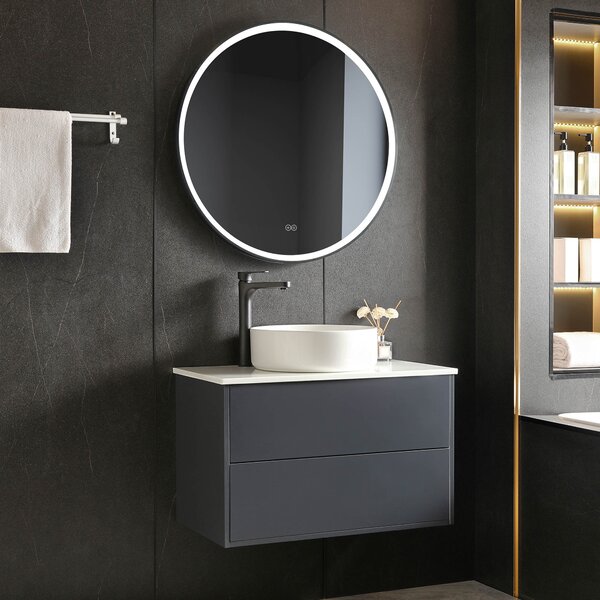 Badrumspaket - Tvättställsskåp & LED-spegel - Virga