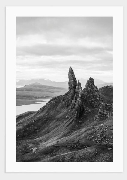 The old man of storr, Scotland poster - 30x40