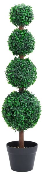Konstväxt buxbom bollformad med kruka 90 cm grön