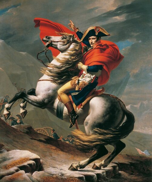 Bildreproduktion Napoleon Crossing the Alps on 20th May 1800, Jacques Louis David