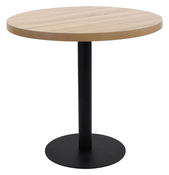 Bistrobord ljusbrun 80 cm MDF - Brun