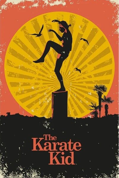 Poster, Affisch The Karate Kid - Sunset, (61 x 91.5 cm)