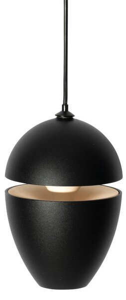 Modern svart pendellampa för enfas skensystem inkl. LED - Magnetic Eggy