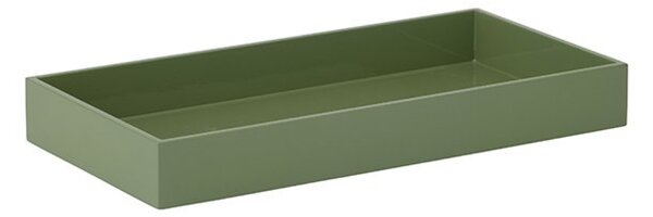 Bricka lack grön 20x40 cm