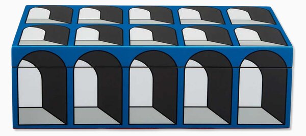 Box Arcade 25 cm blå
