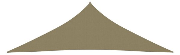 Solsegel oxfordtyg trekantigt 4x4x5,8 m beige - Beige