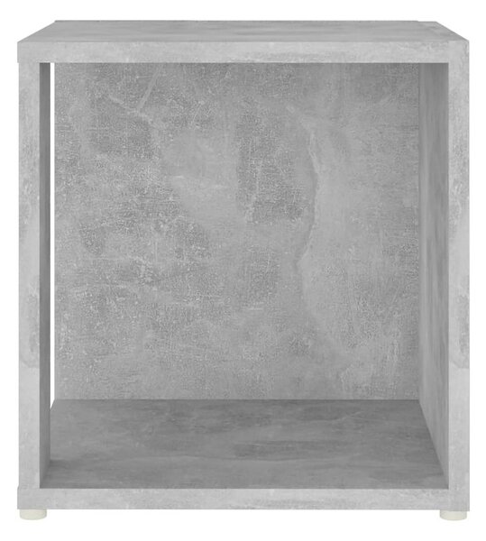 Sidobord betonggrå 33x33x34,5 cm spånskiva - Grå