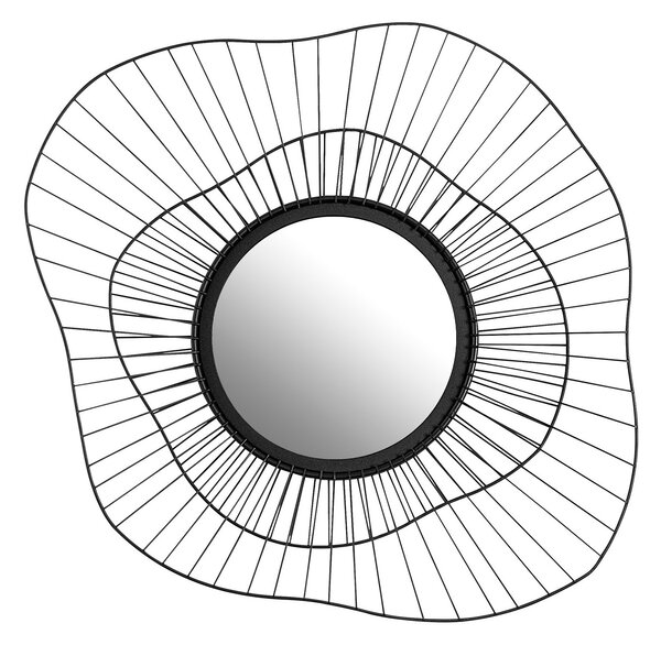EURO FLORA Spegel Svart -