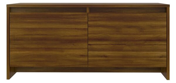 Soffbord brun ek 90x50x41,5 cm spånskiva - Brun