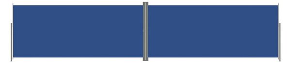 Infällbar sidomarkis 220x1000 cm blå - Blå