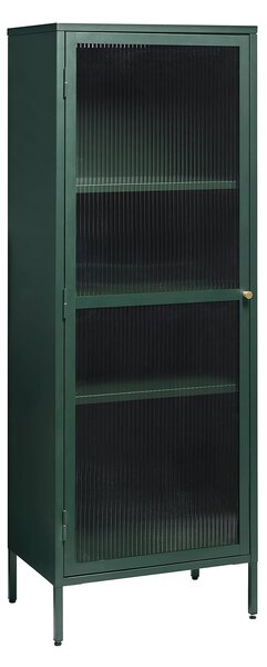 ZIZOU Vitrinskåp 58x160 cm Grön -