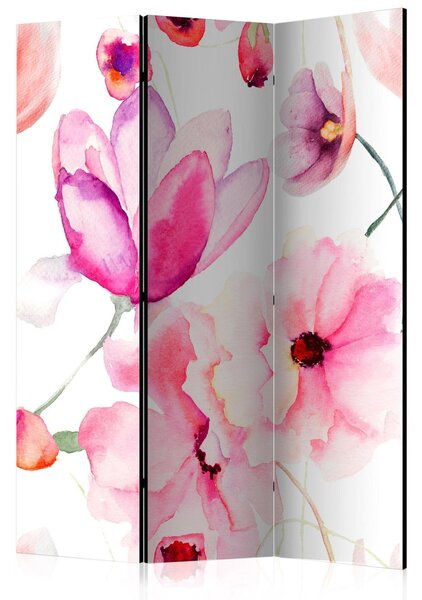 Rumsavdelare - Pink Flowers [Room Dividers] - 135x172