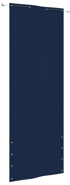 Balkongskärm blå 80x240 cm oxfordtyg