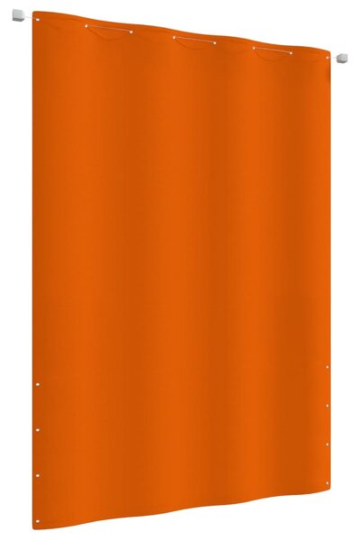 Balkongskärm orange 160x240 cm oxfordtyg
