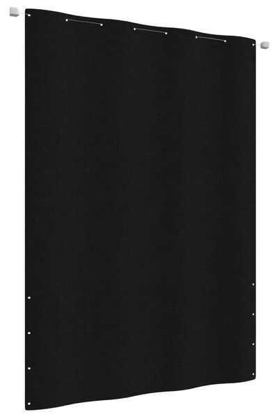 Balkongskärm svart 160x240 cm oxfordtyg