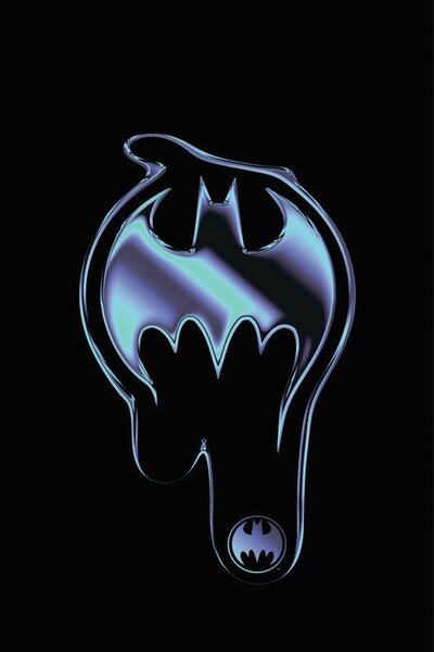 Konsttryck Batman - Logo Luqid, (26.7 x 40 cm)