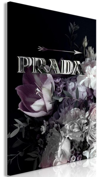 Tavla - Prada in Flowers (1 Part) Vertical - 40x60