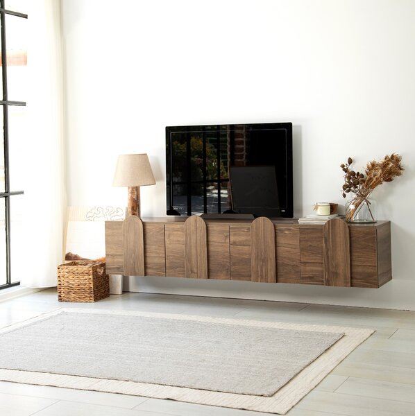 Malpani Tv-bänk 180 cm Valnöt -
