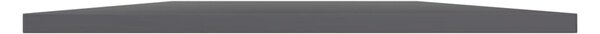 Hyllplan 8 st grå högglans 60x50x1,5 cm spånskiva - Grå