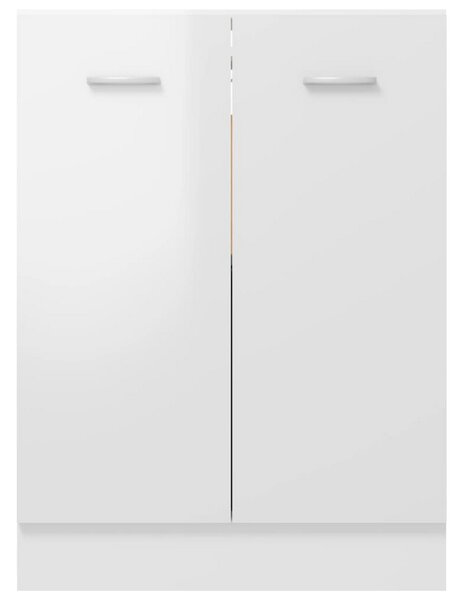 Underskåp vit högglans 60x46x81,5 cm spånskiva - Vit