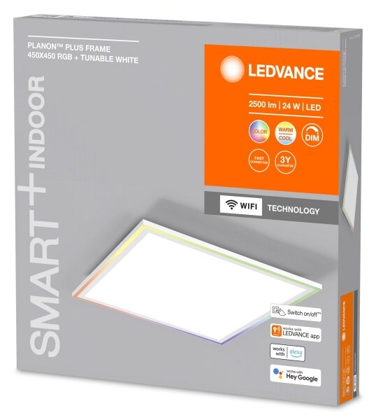 Ledvance- LED RGBW Dimbar taklampa SMART+ PLANON LED/24W/230V Wi-Fi