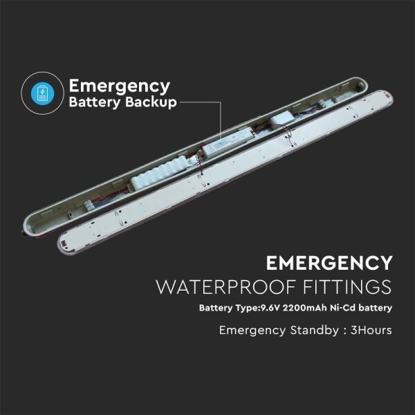 LED lysrör arbetsbelysning EMERGENCY LED/36W/230V 6500K 120cm IP65