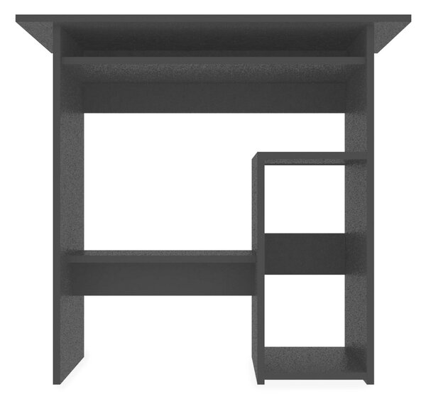Skrivbord svart 80x45x74 cm spånskiva - Svart
