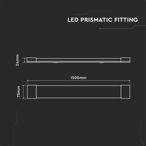 LED Lysrörsbelysning LED/50W/230V 4000K 150 cm vit