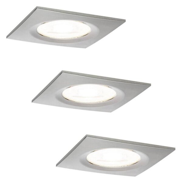 Paulmann 93615 - SET 3x LED/7W IP44 Dimbar infälld Badrumbelysning