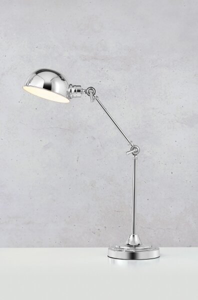 Markslöjd 108583 - Bordslampa PORTLAND 1xE27/40W/230V skinande krom