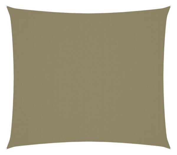 Solsegel oxfordtyg rektangulärt 2,5x3 m beige - Beige