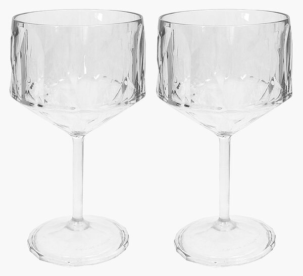 Koziol - Drinkglas Club No. 15 Plast 400 ml 2-pack - Transparent - Drinkglas & shotglas - Från Homeroom