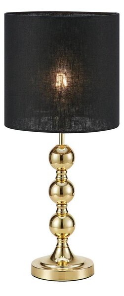 Markslöjd 108574 - Bordslampa OCTO 1xE27/40W/230V svart/guld