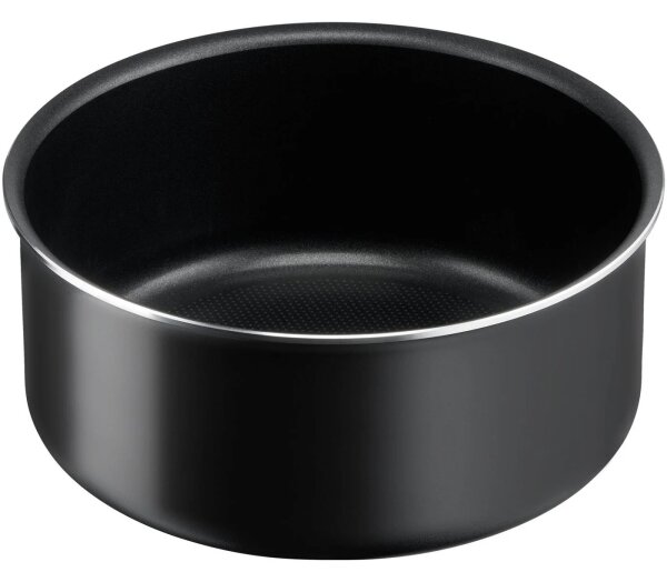 Tefal - Sätt med matlagningsutrustning 10 delar INGENIO EASY COOK & CLEAN BLACK