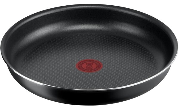 Tefal - Sätt med matlagningsutrustning 10 delar INGENIO EASY COOK & CLEAN BLACK