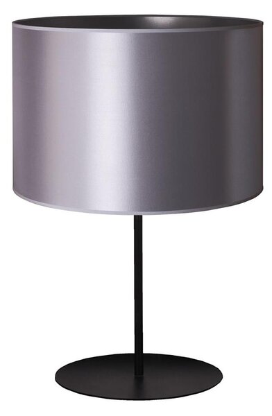 Duolla - Bordslampa CANNES 1xE14/15W/230V diameter 20 cm silver/svart