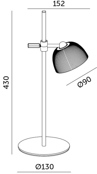 LED Ljusreglerad uppladdningsbar bordslampa LED/3,5W/5V 3000/4000/6500K vit