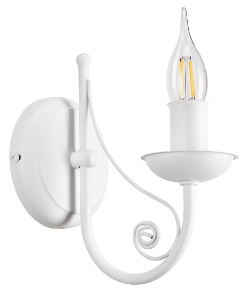 Vägglampa DONATO 1xE14/40W/230V vit