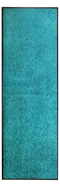 Dörrmatta tvättbar cyan 60x180 cm - Blå/Grön