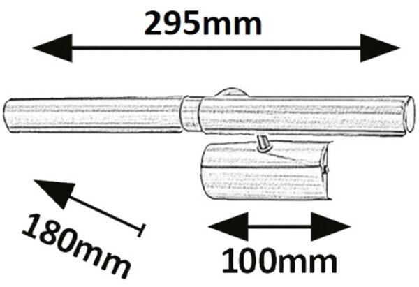 Rabalux 3644 - LED bildljus 2xG9/2W/230V