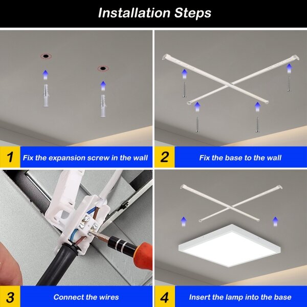 Brilagi-LED Dimbar badrumslampa FRAME SMART LED/50W/230V IP44 vit+fjärrkontroll