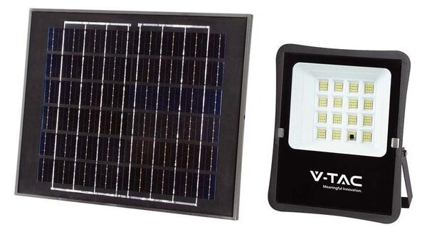 LED Utomhus solar strålkastare LED/12W/3,2V 6400K IP65