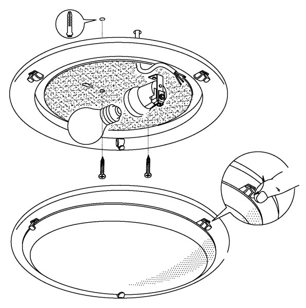 EGLO 83157 - Takbelysning PLANET1 1xE27/60W