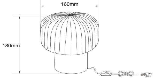 Lucide 78595/01/30 - Bordslampa JANY 1xE14/25W/230V svart