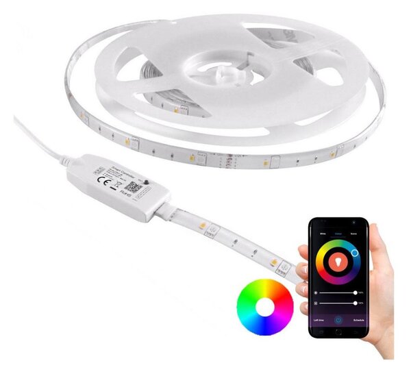 RGB LED Dimbar Utomhus ljusslinga Wi-fi LED/6.5W/IP65 2 m Tuya