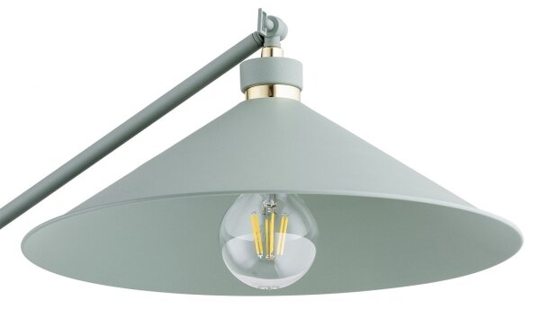 Argon 4733 - Golvlampa NASHVILLE 1xE27/15W/230V grön