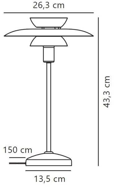 Nordlux - Bordslampa CARMEN 1xE14/25W/230V svart