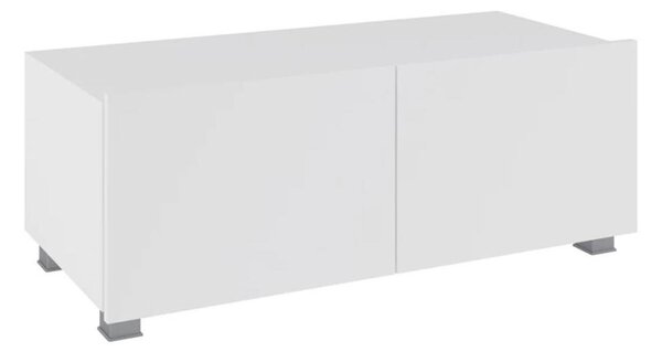 TV bord PAVO 37x100 cm glänsande vit